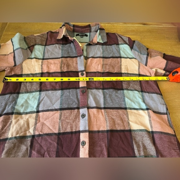 NWT Madewell Flannel Savvy Bromley Shirt Small 100% cotton - Picture 7 of 10